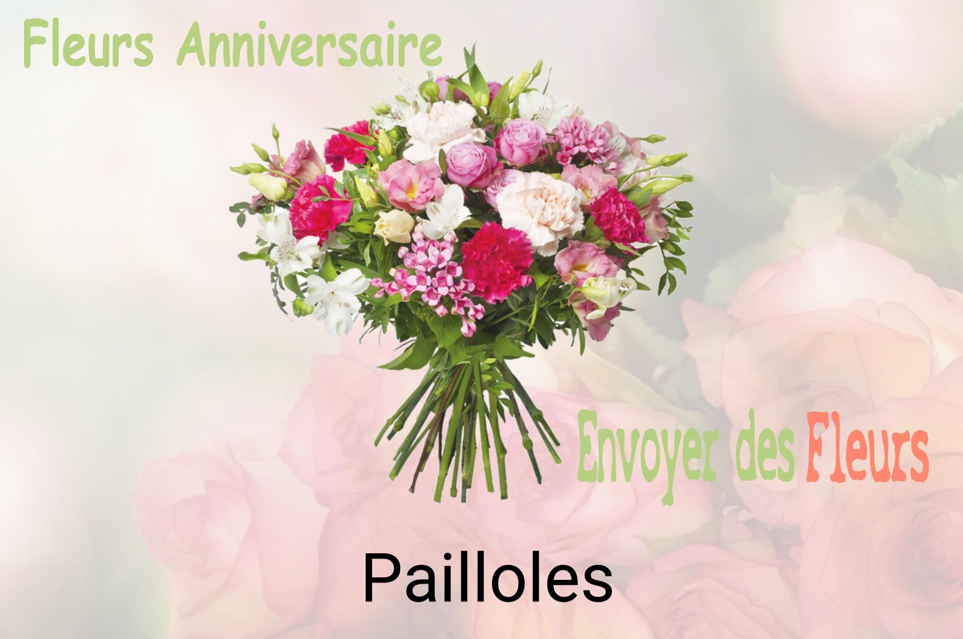 Bouquet de fleurs d’anniversaire livré à Pailloles
