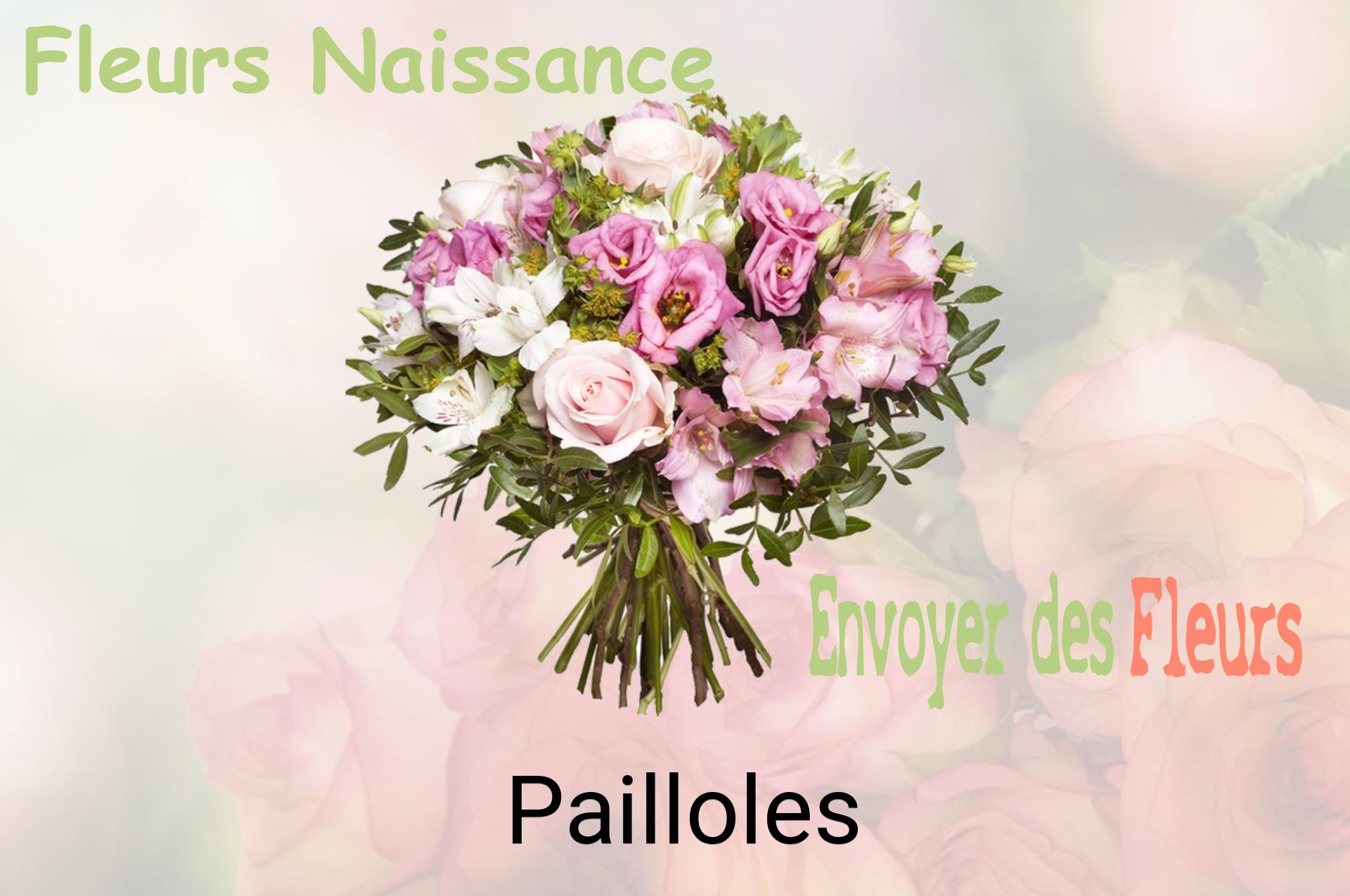 Bouquet de fleurs de naissance livré à Pailloles